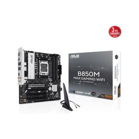 Asus B850M Max Gaming WiFi AMD AM5 DDR5 Micro ATX Anakart