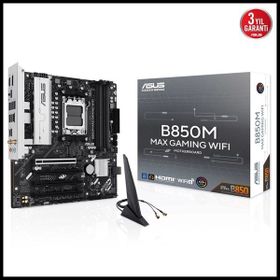 Asus B850M Max Gaming WiFi AMD AM5 DDR5 Micro ATX Anakart