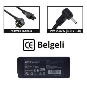 Asus Eee PC 1104HA Uyumlu Notebook Adaptör