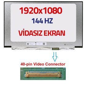 Asus FX505DV-AL128 LCD Slim 40 Pin Vidasız 15.6 inç Uyumlu Laptop Ekran