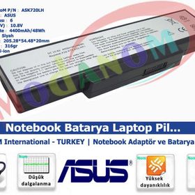 Asus K72 Notebook Bataryası