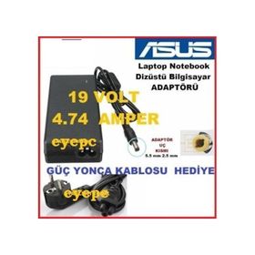 Asus LEPTOP 19V 4.74A Uyumlu Laptop Adaptör