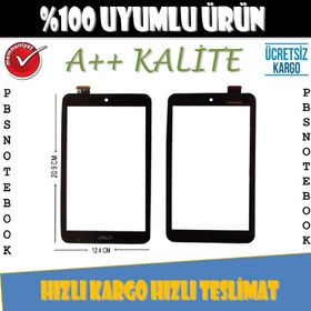 Asus Memo Pad 8 ME180 Dokunmatik Siyah Panel