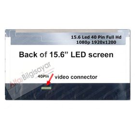 Asus N53 N51V N53D N53J N53JFSX X502C 15.6 LED Uyumlu LCD Ekran Panel