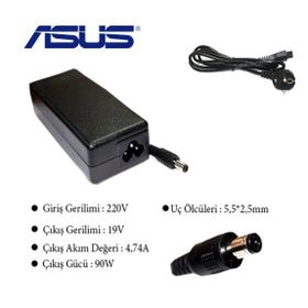 Asus N65W-02 19V 3.42A 4.0x1.35mm Adaptör
