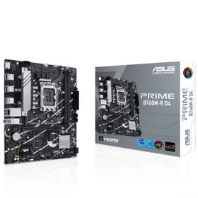 Asus Prime B760M-R D4 Intel B760 Soket 1700 5333 MHz DDR4 2xM.2 mATX Anakart