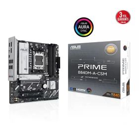 Asus Prime B840M-A-CSM 7600 MHz DDR5 Soket AM5 M.2 HDMI DP mATX Anakart