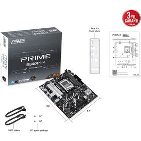 Asus Prime B840M-K AMD AM5 DDR5 Micro ATX Anakart