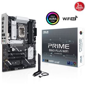 Asus Prime B860-PLUS WiFi 8200 MHz DDR5 Soket LGA1851 M.2 HDMI DP ATX Anakart