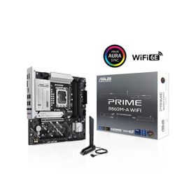 Asus Prime B860M-A WiFi 8666 MHz DDR5 Soket LGA1851 M.2 HDMI DP mATX Anakart