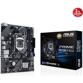 Asus Prime H510M-F R3.0-CSM H470 LGA1200 DDR4 M2 HDMI USB 5 Gbps Sata 6 Armoury Crate 5X Protection III mATX Anakart