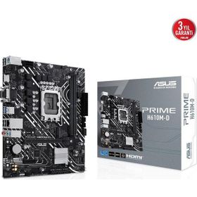 Asus Prime H610M-D Intel LGA1700 DDR5 Micro ATX Anakart