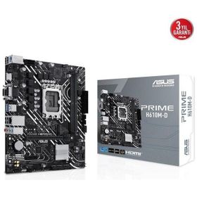 Asus Prime H610M-D Intel LGA1700 DDR5 Micro ATX Anakart