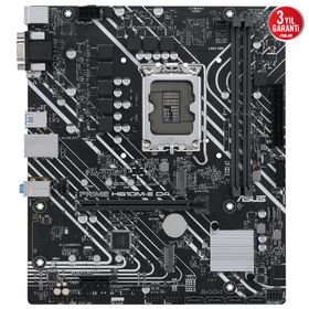 Asus Prime H610M-E D4-CSM Intel H610 LGA1700 DDR4 3200 DP HDMI VGA Çift M2 USB 3.2 mATX Anakart