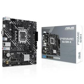 Asus Prime H610M-K H610 DDR5 VGA GLan mATX HDMI M2 USB3 RGB 1700P Anakart