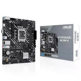 Asus Prime H610M-K H610 DDR5 VGA GLan mATX HDMI M2 USB3 RGB 1700P Anakart