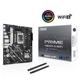 Asus Prime H810M-A Wifi DDR5 6400 Mhz OC M.2 HDMI-DP PCIE 4.0 1851P Matx Anakart