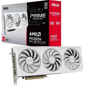 Asus Prime Radeon RX 9070 XT OC White PRIME-RX9070XT-O16G-WHITE 16GB GDDR6 Ekran Kartı