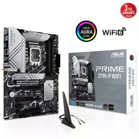Asus Prime Z790-P Wifi Z790 DDR5 VGA Yok GLan 2.5G ATX HD DP US3 M2 Wifi BT RGB 1700P Anakart
