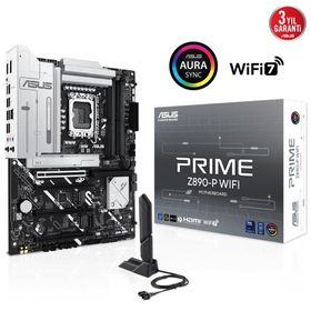 Asus Prime Z890-P Wi-Fi 7600 MHz 4xDDR5 4x M.2 HDMI DP 1xThunderbolt 5.4 Intel Core Ultra CPU Seri 2 LGA1851 Soket Gaming Anakart