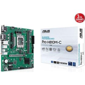 Asus Pro H810M-C-CSM Intel LGA1851 DDR5 Micro ATX Anakart