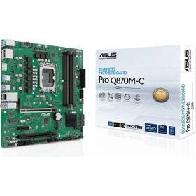Asus Pro Q870M-C-CSM DDR5 6400 Mhz OC M.2 HDMI-DP-USB-C PCIE 4.0 1851P Matx Anakart