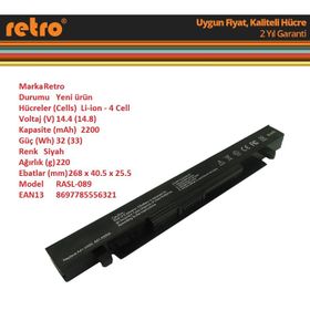 Asus R510VC Notebook Klavye