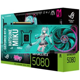 Asus ROG ASTRAL GeForce RTX 5080 HATSUNE MIKU OC 16GB GDDR7 Ekran Kartı