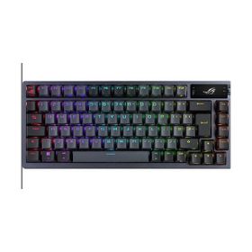 Asus ROG Azoth TR OLED Display Gasket Mount 3 Katmanlı İzolasyon ABS Tuşlar 3 Mod Bağlantı ROG/NX Switch Oyuncu Klavyesi