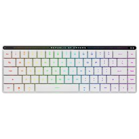 Asus Rog Falchion RX Low Profile Red Switch Rgb Kablosuz Türkçe Mekanik Beyaz Gaming Klavye