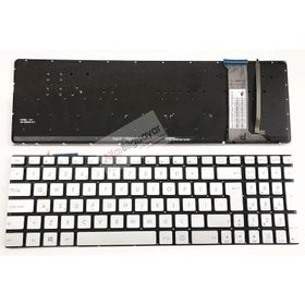 Asus ROG G771 G771JM G771JW Notebook Işıklı TR Gri Uyumlu Klavye