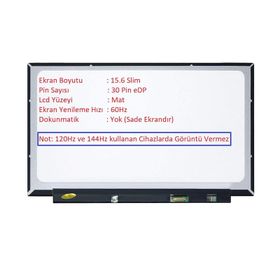 Asus ROG GL552JX 1920x1080 Uyumlu LCD Ekran