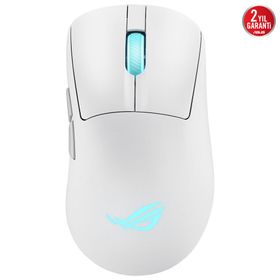 Asus ROG Keris II Origin Beyaz Şarjlı Kablolu/Kablosuz Gaming Mouse