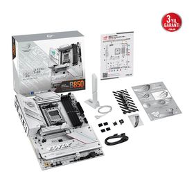 Asus Rog Strix B850-A 4xDDR5 4x M2 HDMI DP 2xType-C Wi-Fi 7 Bluetooth v5.4 AM5 Soket Gaming Anakart
