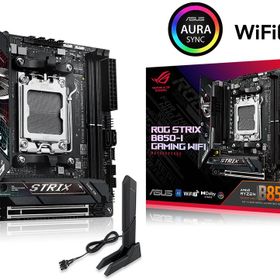 Asus Rog Strix B850-I Gaming Wi-Fi AMD B850 AM5 DDR5 6400 DP HDMI 3xM2 USB3.2 Wi-Fi 6E BT ARGB 2.5G LAN Mini ITX Anakart