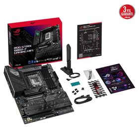 Asus ROG Strix B860-F Gaming 4xDDR5 4xM.2 HDMI DP Intel Core Ultra CPU Seri 2 LGA1851 Soket Gaming Anakart