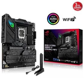 Asus ROG Strix B860-F Gaming 4xDDR5 4xM.2 HDMI DP Intel Core Ultra CPU Seri 2 LGA1851 Soket Gaming Anakart