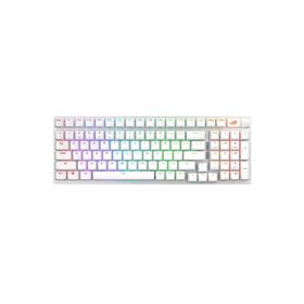 Asus Rog Strix Scope II 96 NX Snow Switch Türkçe RGB Kablosuz Mekanik Gaming Klavye