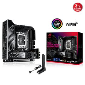 Asus ROG Strix Z890-I Gaming 2xDDR5 2xM.2 HDMI 2xThunderbolt Mini ITX Intel Core Ultra CPU Seri 2 LGA1851 Soket Anakart