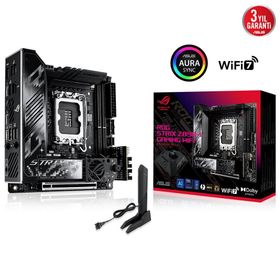 Asus ROG Strix Z890-I Gaming 2xDDR5 2xM.2 HDMI 2xThunderbolt Mini ITX Intel Core Ultra CPU Seri 2 LGA1851 Soket Anakart