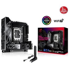 Asus Rog Strix Z890-I Gaming Wi-Fi Intel Z890 LGA1851 DDR5 8600 DP HDMI2 2xUSB4 5xM2 USB 3.2 Wi-Fi 7 ATX Anakart