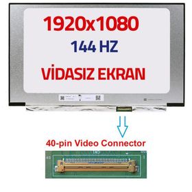 Asus Rog Zephyrus GX531G LCD Slim 40 Pin Vidasız 15.6 inç Uyumlu Laptop Ekran