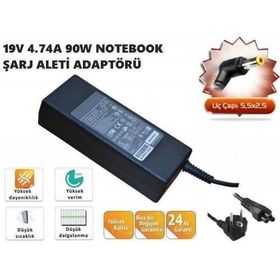 Asus Toshiba Casper Lenovo Notebook 19V 4.74A Adaptör Şarj Aleti
