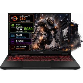 Asus TUF Gaming A16 FA608UMI-TU166 Ryzen 7 260 16GB RAM 512GB SSD RTX 5060 FreeDOS 16 inç Gaming Laptop
