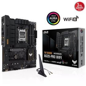 Asus TUF Gaming A620-PRO Wi-Fi AMD A620 AM5 DDR5 6400 DP HDMI Çift M2 USB3.2 AX Wi-Fi BT Aura RGB 2.5 Gbit LAN AT Anakart
