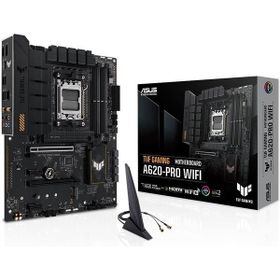 Asus TUF Gaming A620-PRO Wi-Fi AMD A620 AM5 DDR5 6400 DP HDMI Çift M2 USB3.2 AX Wi-Fi BT Aura RGB 2.5 Gbit LAN AT Anakart