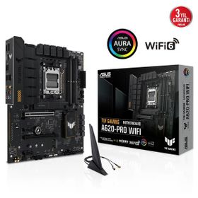 Asus TUF Gaming A620-PRO WiFi 6400 MHz DDR5 Soket AM5 M.2 HDMI DP ATX Anakart
