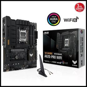 Asus TUF Gaming A620-PRO WiFi 6400 MHz DDR5 Soket AM5 M.2 HDMI DP ATX Anakart
