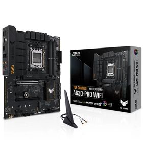Asus TUF Gaming A620-PRO Wifi AMD A620 Soket AM5 DDR5 6400 MHz 2xM.2 ATX Anakart