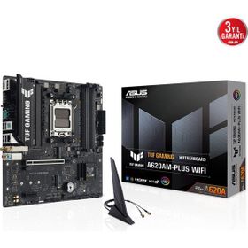 Asus Tuf Gaming A620AM-PLUS Wifi 4xDDR5 2X M.2 Hdmi 2xDP Wi-Fi 6 Bluetooth V5.3 AM5 Soket Gaming Anakart